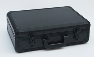 Dauerhafter schwarzer Aluminiumwerkzeug-Kasten mit EPE-Schaum-Einsatz