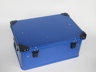 Kundengebundener malender Aluminiumspeicherfall mit 1.0mm Stärke-Aluminiumplatte in der blauen Farbe
