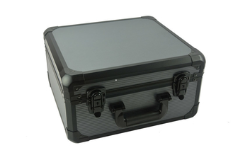 Eisen-Grey Aluminum Watches Display Box-Aluminiumuhr Carry Case