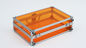 Kleiner Aluminiumacrylsauerschwerer fall mit leerem innerhalb Orange 260 * 170 * 150mm