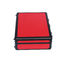 Roter Aluminiumwerkzeug-Kasten mit lederner Anzeige PUs und verpackendem Werkzeug-Leichtgewichtler