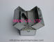 Silberne Aluminiumschönheits-Make-uprechtssache 290 x 200 x 260mm