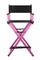 Aluminiumberufsmake-upstuhl für Salon-Leichtgewichtler-Rosa-Farbe