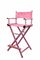 Aluminiumberufsmake-upstuhl für Salon-Leichtgewichtler-Rosa-Farbe