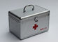 Fall der ABSersten hilfe mit entfernbarem Behälter für Medizinkleinen Aluminiumdoktor tragen Medizinkastensilber