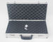 Mittlere Größen-Aluminium- Waffenkoffer-Silber Aluminium-Diamond Handgun Box