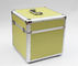 LP 12&quot; Aluminium-Magazin Carry Case Yellows DVD Aluminium-ABS Diamond Portable Tool Case