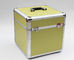 LP 12&quot; Aluminium-Magazin Carry Case Yellows DVD Aluminium-ABS Diamond Portable Tool Case