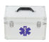 ABS Medizin-Kasten-Aluminium-silberner medizinischer Kasten mit Griff
