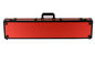 Aluminiumpistolen-Faustfeuerwaffe-Kasten, kundenspezifischer leichter roter Aluminiumwaffenkoffer 40 Zoll-Waffenkoffer
