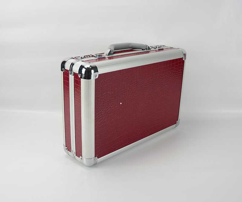 Lederne Uhr Carry Case For PUs 42 Uhren mit Kissentragbaren Aluminiumkoffern