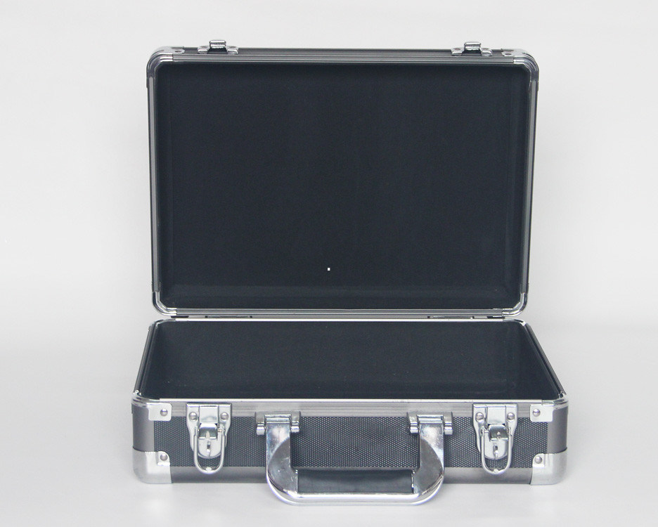 Tragbarer Aluminiumwerkzeug-Kasten ringsum Eckentwurf anodisieren Grey Easy Cleaning
