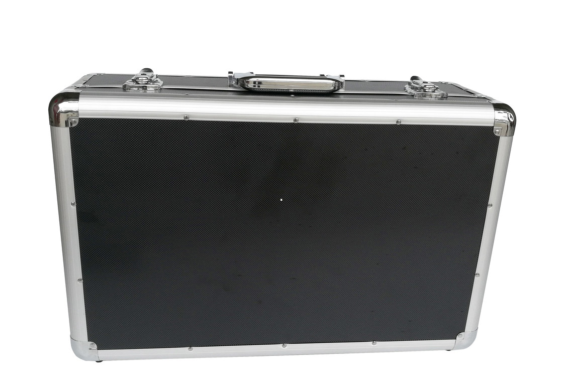 Großes Werkzeug-Geschäfts-Aluminium- Fall, schwarzer Aluminium-Carry Case With Foam Insert