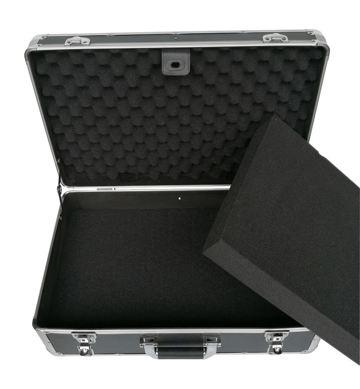 Großes Werkzeug-Geschäfts-Aluminium- Fall, schwarzer Aluminium-Carry Case With Foam Insert