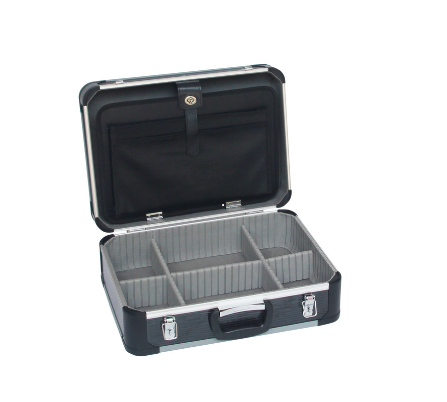Moderner Aluminiumkasten FSD-MS1604 der ersten Hilfe mit runder Plastikecke