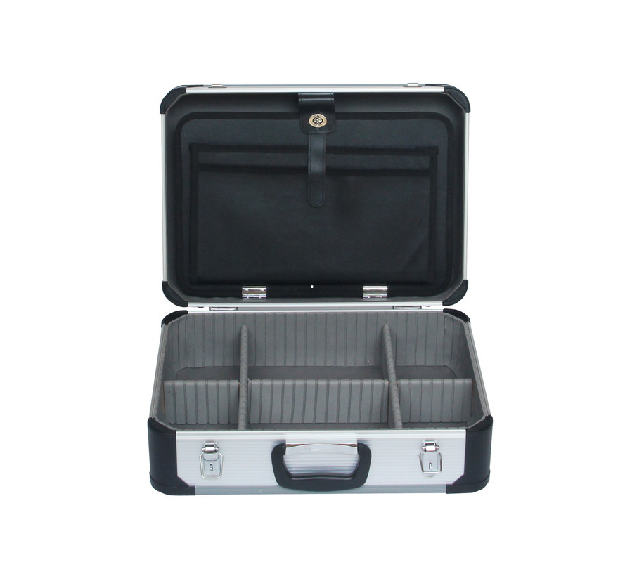 Moderner Aluminiumkasten FSD-MS1604 der ersten Hilfe mit runder Plastikecke