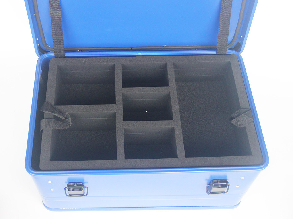 Kundengebundener malender Aluminiumspeicherfall mit 1.0mm Stärke-Aluminiumplatte in der blauen Farbe