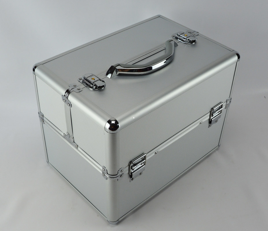 Multi Farbdiamant ABS Aluminiummake-upzug-Kasten, kosmetischer Eitelkeits-Fall Protable