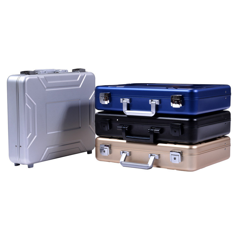 MS-M-05 anodisierte blauen Aluminiumkoffer-Aktenkoffer für Verkauf vorbildliches Case