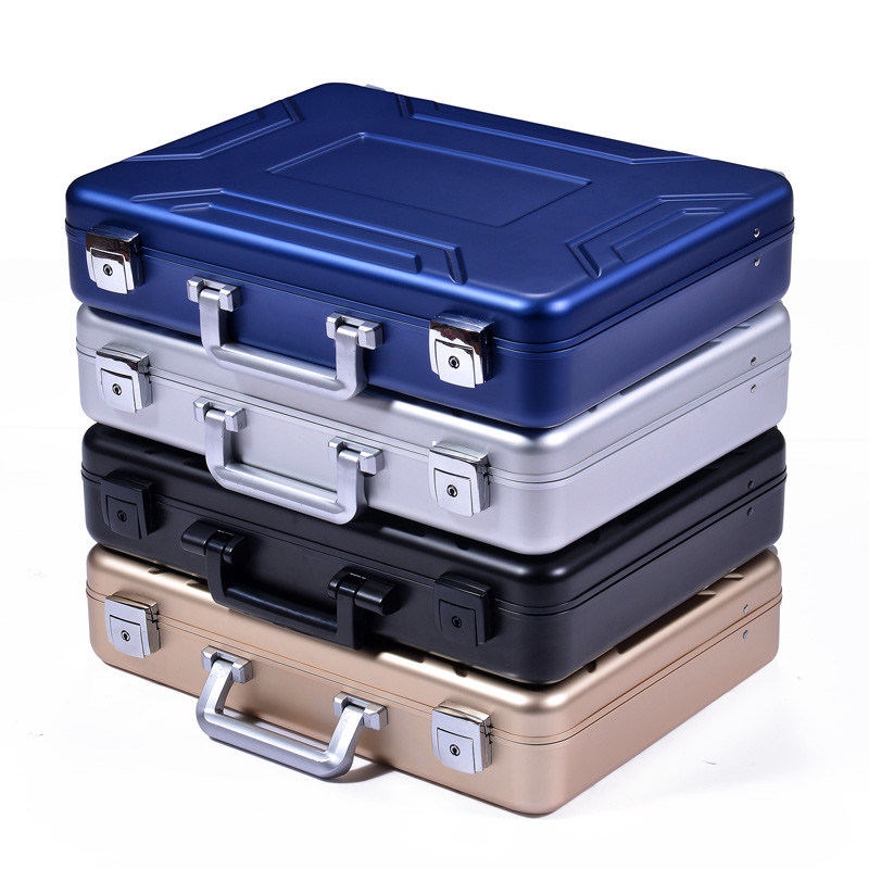 MS-M-05 anodisierte blauen Aluminiumkoffer-Aktenkoffer für Verkauf vorbildliches Case