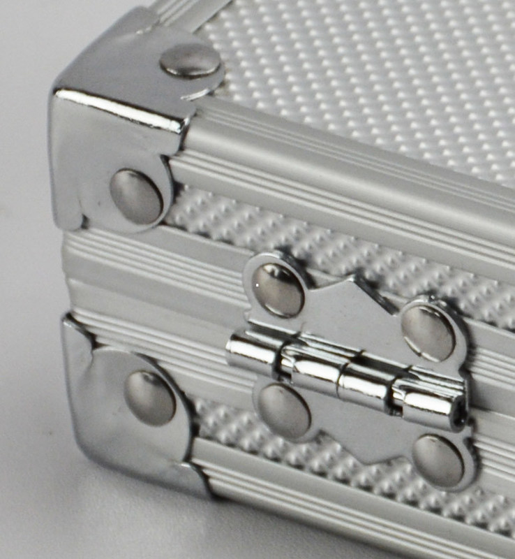 Harter Aluminiumpfeil-Kasten-kleiner Pfeil-Tragekoffer für Sport-silbernen Pfeil-Aluminiumkasten