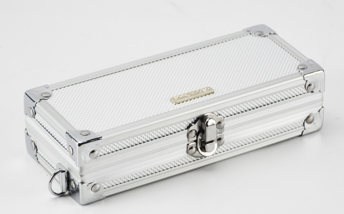 Harter Aluminiumpfeil-Kasten-kleiner Pfeil-Tragekoffer für Sport-silbernen Pfeil-Aluminiumkasten