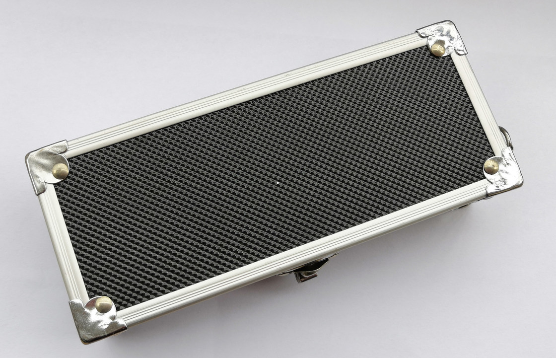 Harter Aluminiumpfeil-Kasten-kleiner Pfeil-Tragekoffer für Sport-silbernen Pfeil-Aluminiumkasten