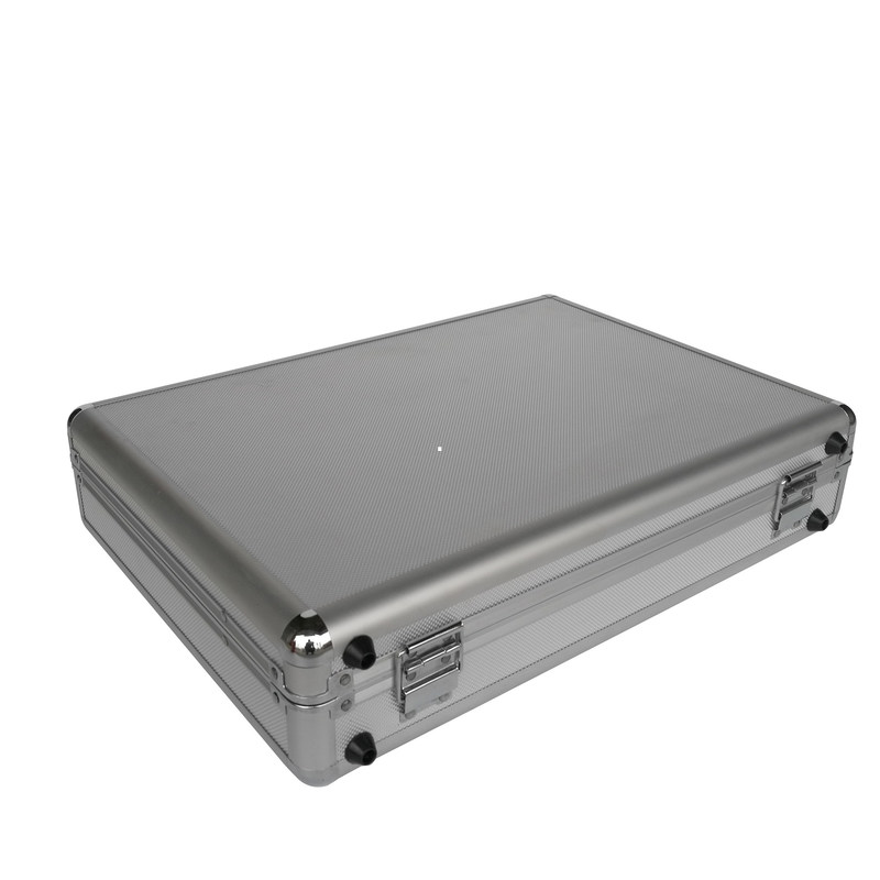 Aluminiumaktenkoffer Funtional mit zwei Verschlüsse silbernem ABS Piloten Case For Business