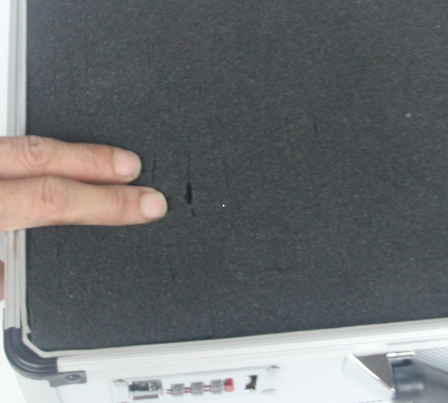 Standardaluminiumlaptop-Kasten mit schwarzem Eckdokumenten-Taschen-Aktenkoffer-Aluminium-Geschäfts-Kasten