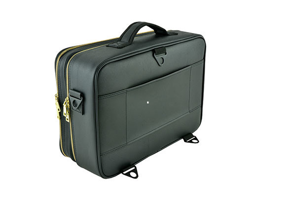 PU-Schönheits-Fall mit Reißverschluss-Schwarz-lederne Kosmetiktasche-wasserdichter Kosmetiktasche für Künstler
