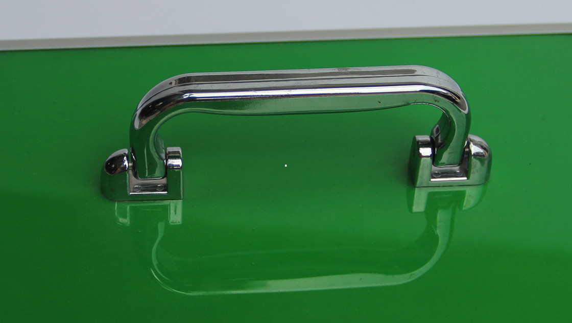 Acrylgrün-Aluminiummedizin Carry Case With Dividers Inside doktor-First Aid Case