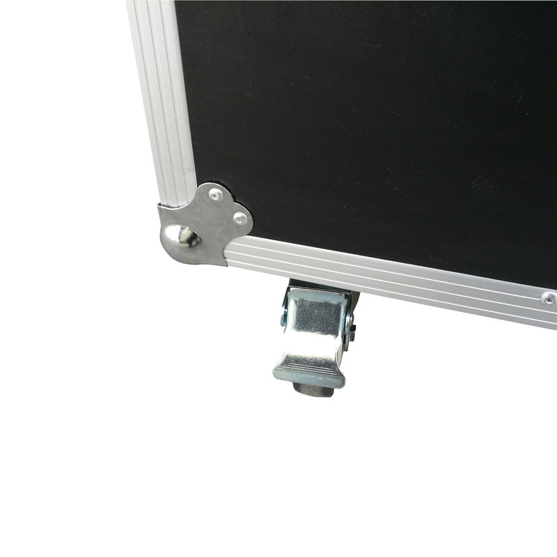 Großes Aluminiumflug-Fall-Schwarz-Instrument Carry Case With Six Wheels für Ausrüstung