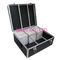 Kundenspezifischer schwarzer Aluminium-DVD-Speicher-Kasten haltbares L 360 X W 220 X H 180mm