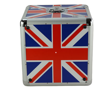 Kundenspezifisches LP 100 12" Aluminium-DVD-/CDspeicher-Fall-Aluminiummedien-Vinylspeicher-Fall