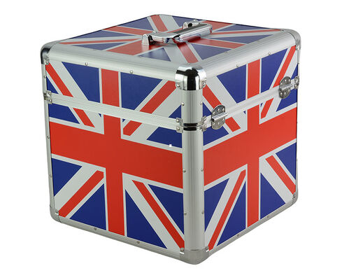 Kundenspezifisches LP 100 12" Aluminium-DVD-/CDspeicher-Fall-Aluminiummedien-Vinylspeicher-Fall