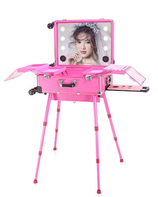 Berufs-Bluetooth-Aluminiummake-upfall mit heller multi Farbe der Größen-580 * 450 * 220mm