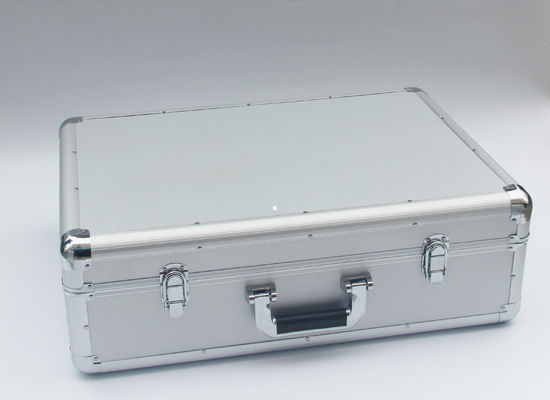 ABS Diamond Silver Aluminum Flight Case, Berufsaluminiumausrüstungs-Kästen