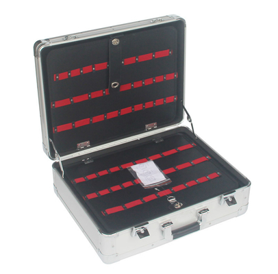 Silber Aluminiums Werkzeugkoffer 3,5 Kgs Portable Custom Aluminiums Werkzeug Aktentasche